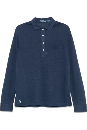 Ralph Lauren Long-sleeve linen polo shirt