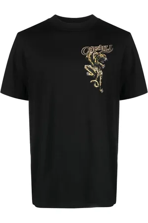 Roberto Cavalli Logo print cotton T-shirt