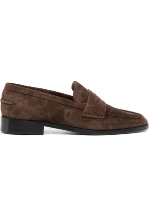 ATP Atelier Airola Walnut suede loafers