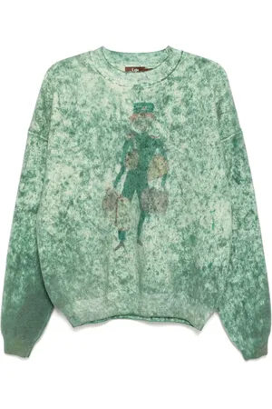 Stain Shade Graphic-print jumper