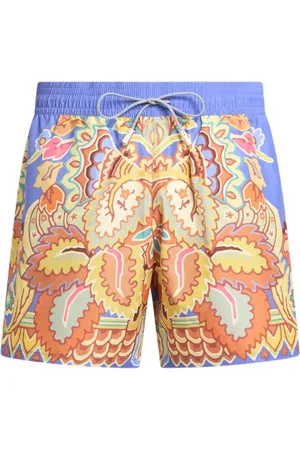 Etro Floral-print swim shorts