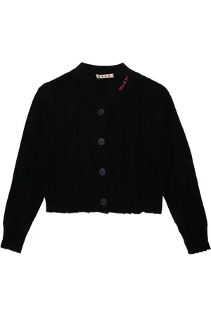Marni Logo-embroidered cardigan