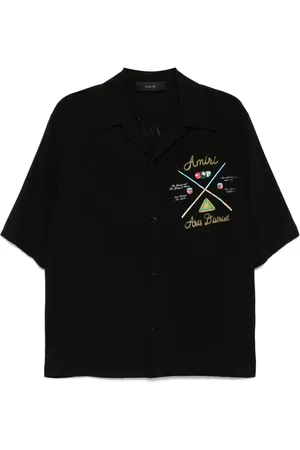 AMIRI Pool cue bowling shirt