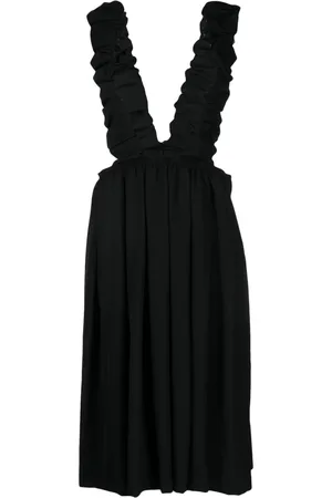 Comme des Garçons Dungarees-style midi dress