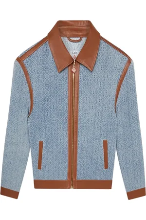 Casablanca Leather-trim jacket