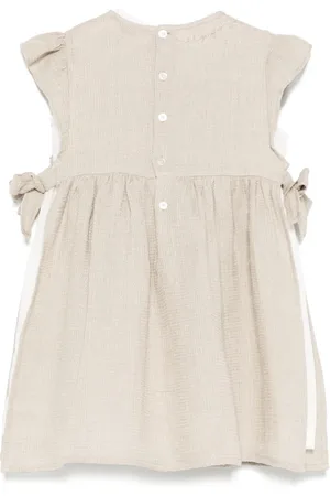 Il gufo Linen sleeveless dress