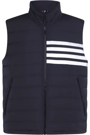 Thom Browne 4-Bar motif puffer gilet