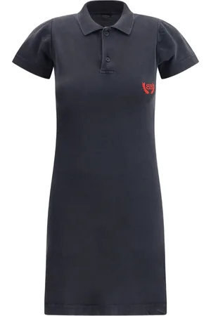 Balenciaga Polo-collar mini dress
