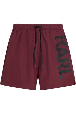 Karl Lagerfeld Logo-print swim shorts