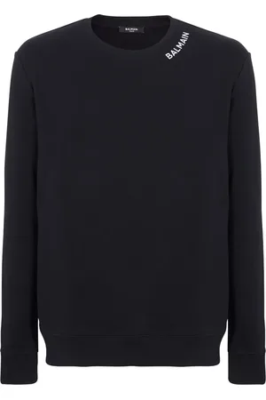 Balmain Logo-embroidered organic-cotton sweatshirt
