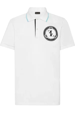BILLIONAIRE Logo-patch polo shirt