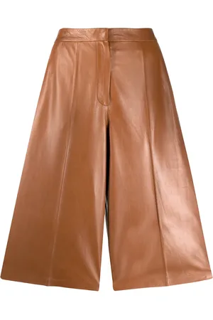 DESA 1972 High-rise leather culottes