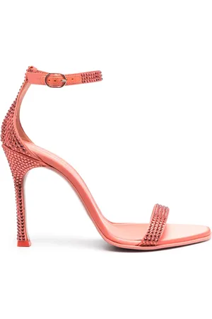 Amina Muaddi Kim 115mm crystal-embellished sandals