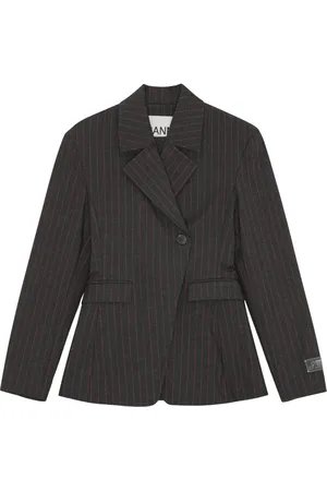 Ganni Off-centre blazer