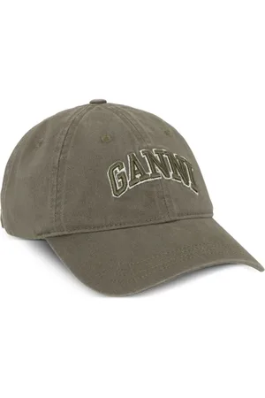 Ganni Logo-embroidered cap