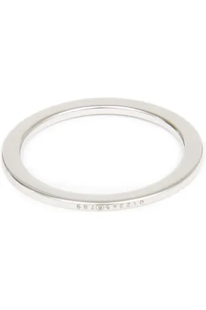 Maison Margiela Numeric Minimal Signature engraved ring