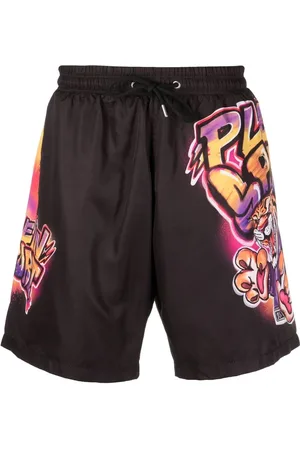Philipp Plein Logo-print swim shorts