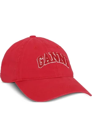 Ganni Logo-embroidered cap