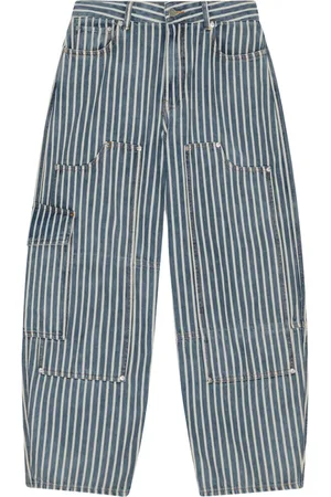 Ganni Striped jeans