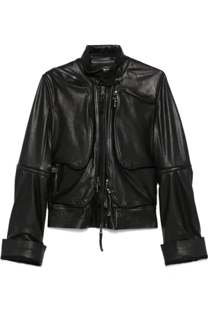 YEHUAFAN Leather jacket