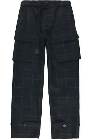 SACAI Windowpane trousers