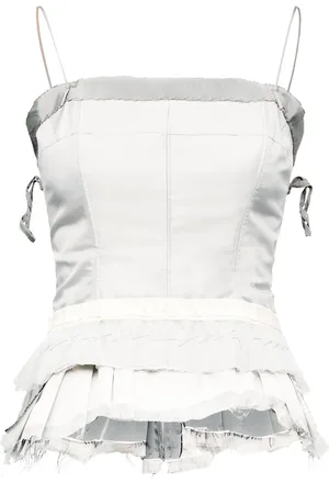 Maison Margiela Décortiqué satin top