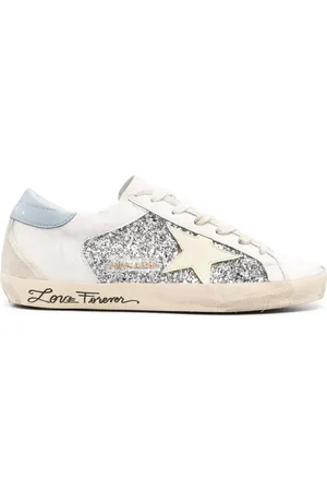 Golden Goose Super-Star glitter low-stop sneakers