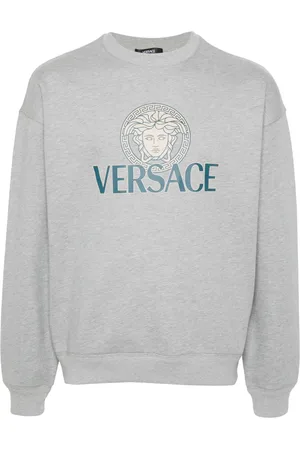 VERSACE Medusa Head-print cotton sweatshirt