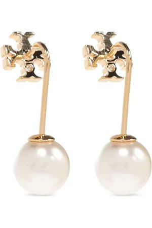 Tory Burch Pearl Front-Back earrings