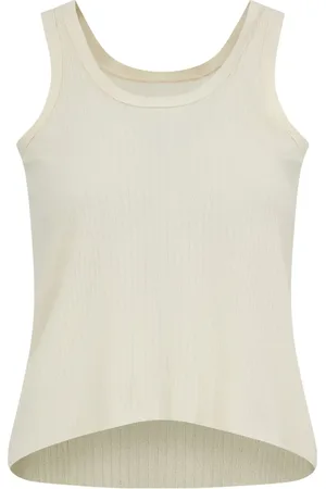 Maison Margiela Ribbed-knit vest top