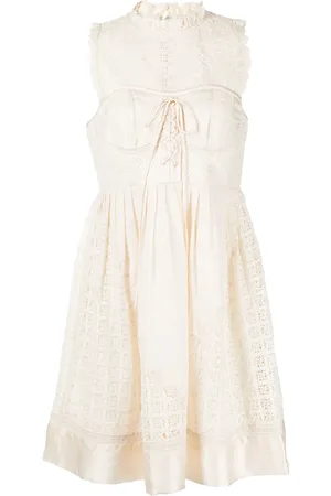 ULLA JOHNSON Sabrina broderie anglaise mini dress
