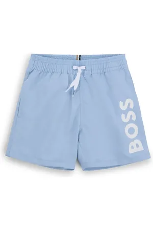 HUGO BOSS Logo-print swim shorts