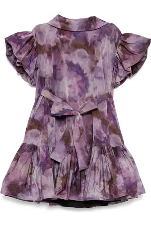 Amsale Taffeta trapeze dress
