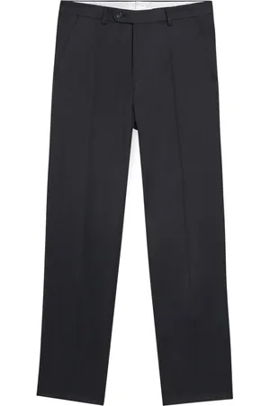 Brooks Brothers Pressed-crease tapered trousers
