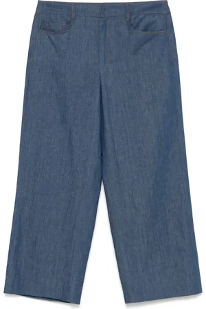 Max Mara Logo-patch trousers