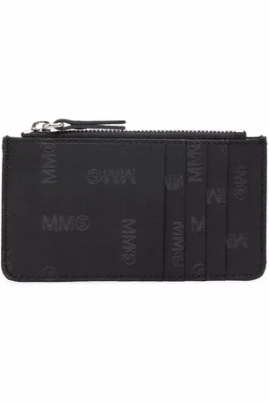 Maison Margiela Logo zipped cardholder wallet