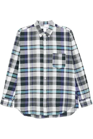 Comme des Garçons Slim-fit tartan shirt
