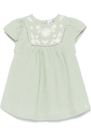 Tartine Et Chocolat Floral-embroidered dress