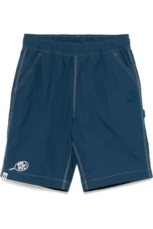 A Bathing Ape Logo-patch shorts