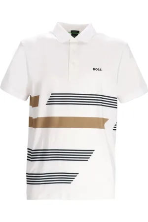 HUGO BOSS Stripe-print polo shirt