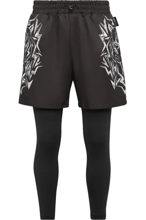 Philipp Plein Thunder Tiger layered leggings