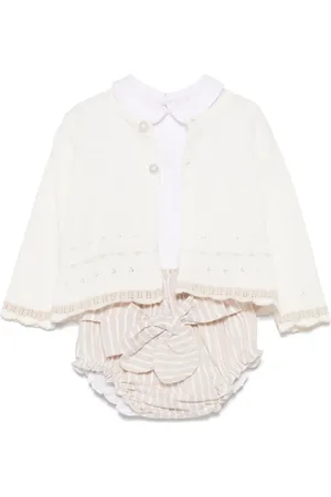 Mayoral Bow-detail shorts set