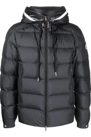 Moncler Hooded feather down jacket