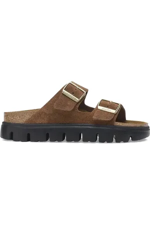 Birkenstock Arizona double-buckle suede sandals