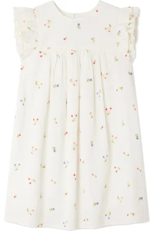 BONPOINT Florentine embroidered-design dress
