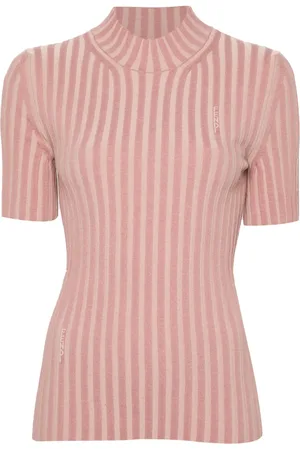 Fendi Logo-intarsia top