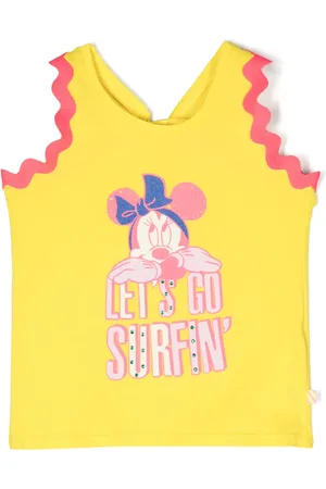 Billieblush Cartoon-print cotton T-shirt