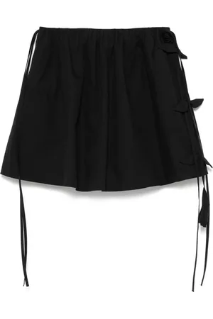 BLUMARINE Floral-appliqu?? mini skirt