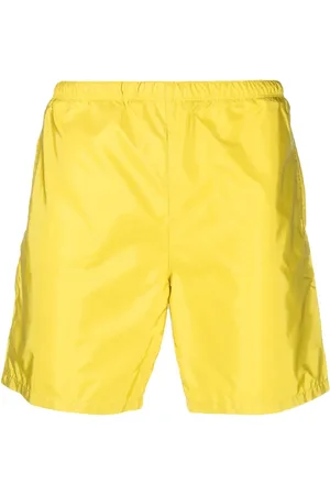 Prada Logo-plaque swim shorts