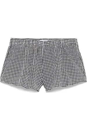 Hunza G Checked shorts